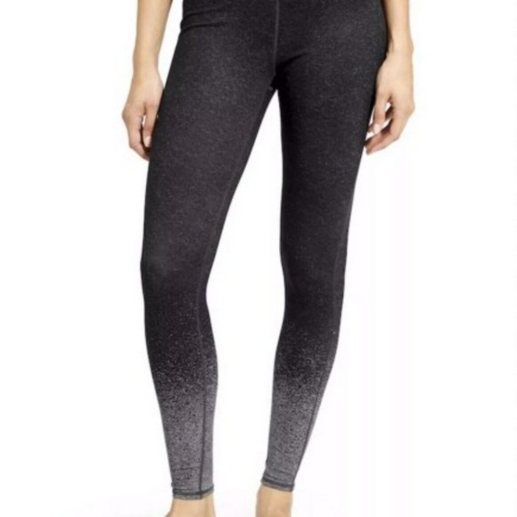Athleta Pants - Athleta Glitter Chaturanga Tights Leggings Size M
